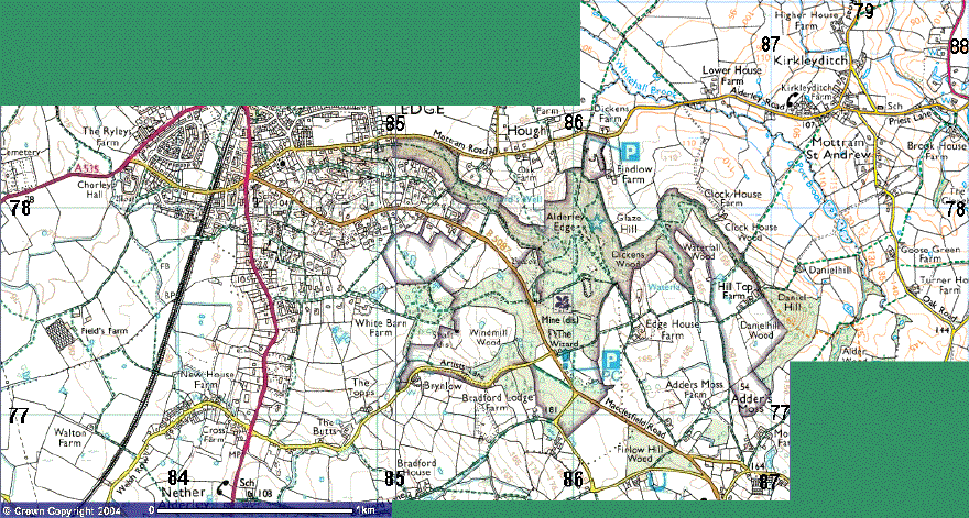 Map of the area, click on the map