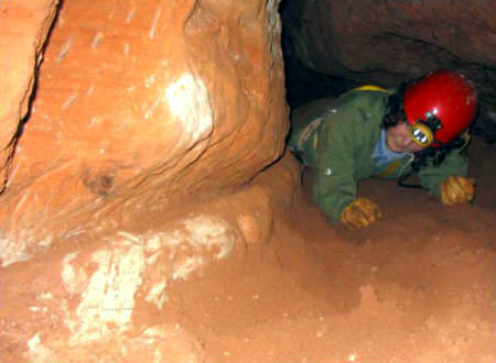 Drainage channel in the Cobalt Mine
