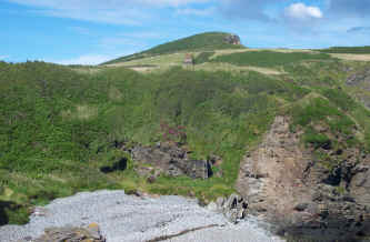 The adit to the iron mine on the shore at Maughold The adit to the iron mine on the shore at Maughold