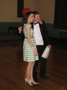 2013: Lauren receives the award from Tom 2013: Lauren receives the award from Tom